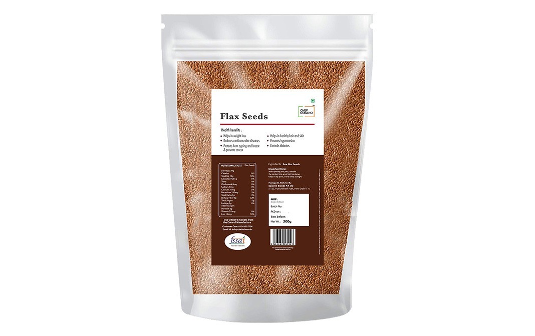 Chef Urbano Flax Seeds    Pack  300 grams
